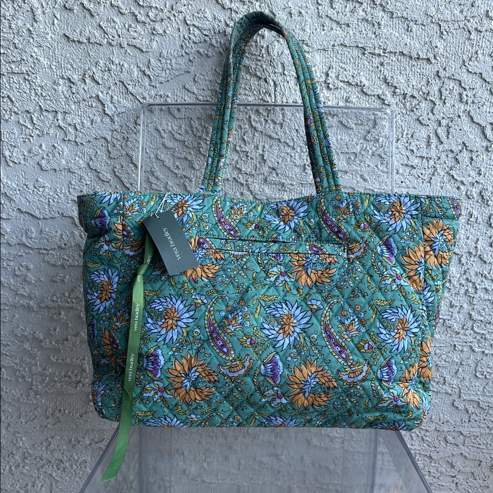 VERA BRADLEY Hathaway Tote 50299-20256 Gemstone Paisley-brand new, never used. - Picture 3 of 14